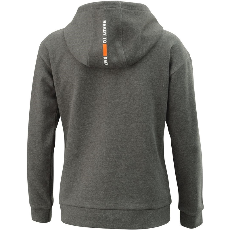 Ženska majica s kapuco KTM Patch Hoodie siva razprodaja
