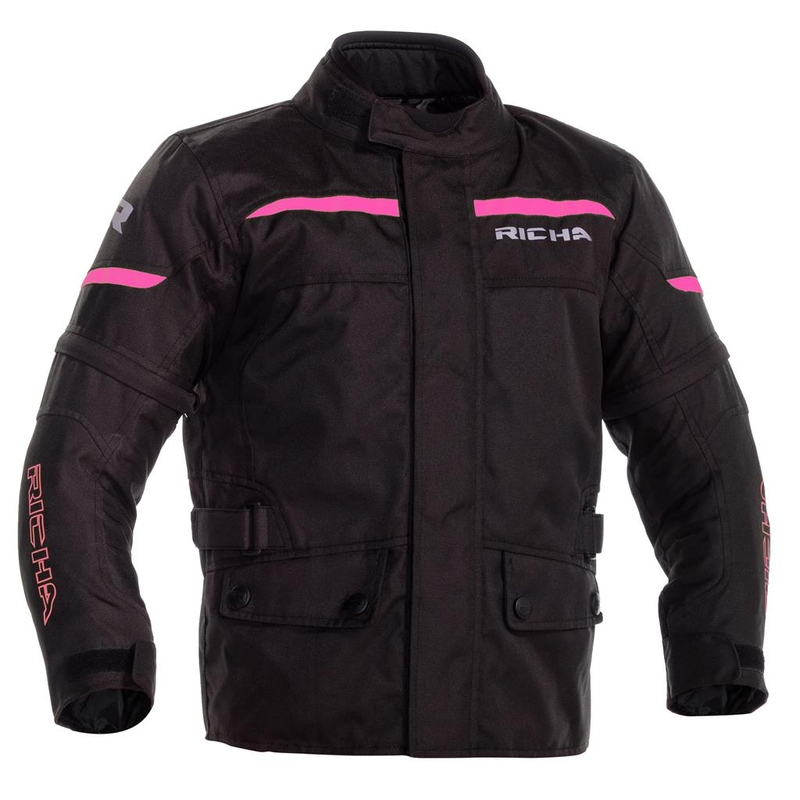 Otroška motoristična jakna RICHA Tipo black-pink razprodaja