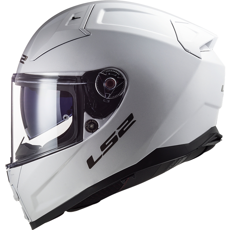 LS2 FF811 Vector II Solid White Integral Motoristična čelada