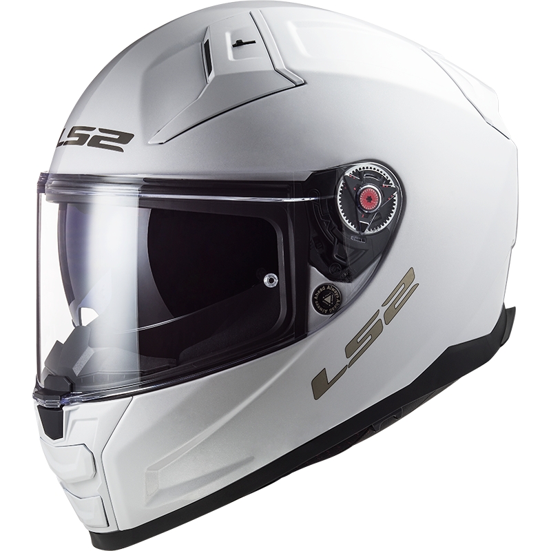 LS2 FF811 Vector II Solid White Integral Motoristična čelada