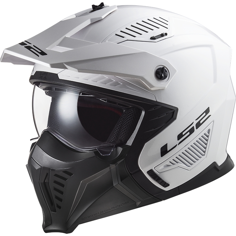 Motoristična čelada LS2 OF606 Drifter Solid white