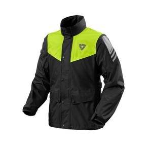 Revit Nitric 4 H2O črno-fluo rumena motoristična dežna jakna