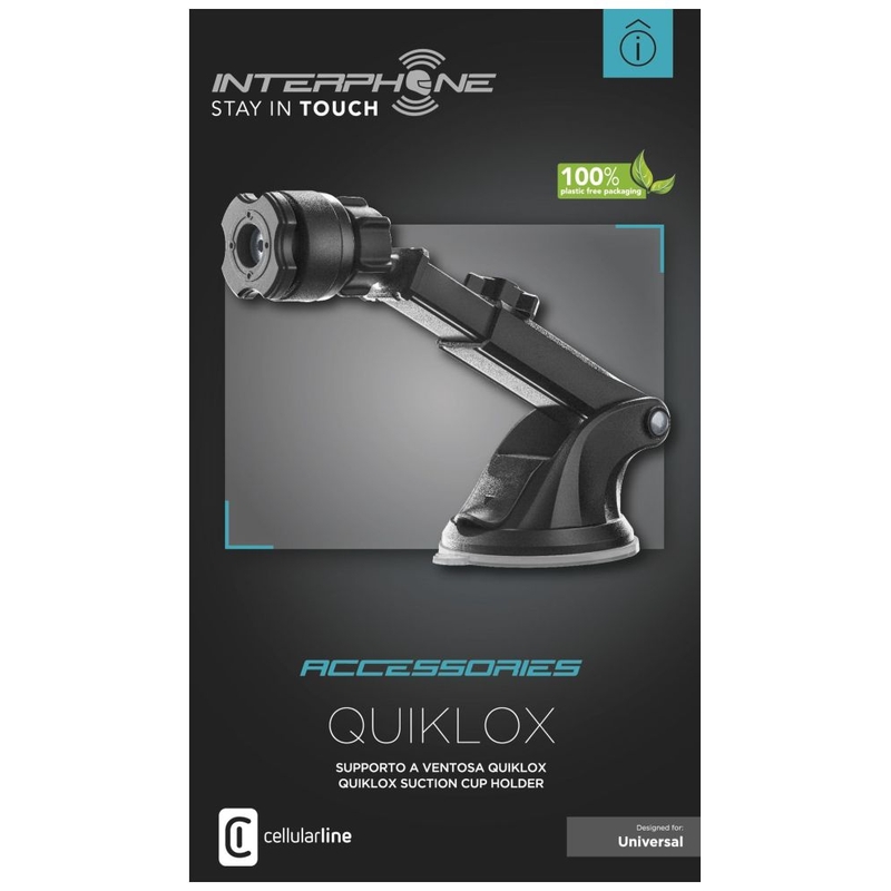 QUIKLOX Držalo za interfon s priseskom