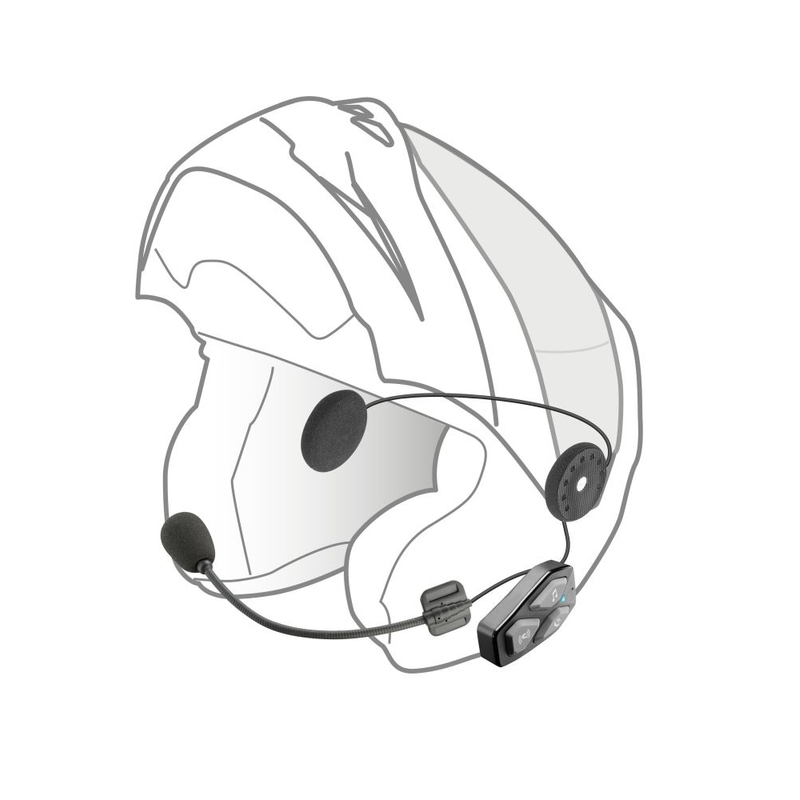 Bluetooth slušalke Interphone U-COM3 dvojni paket