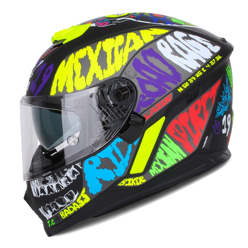 Integralna motoristična čelada Lazer Rafale Evo Mexicana multicolor