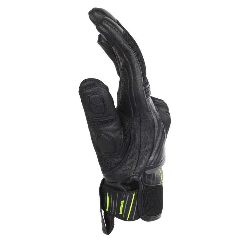 Motoristične rokavice RSA Sprint black-fluo yellow