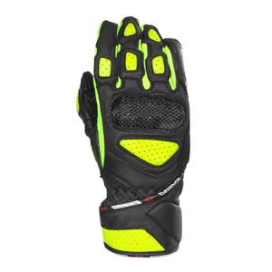 Ženske motoristične rokavice RSA RX2 black-fluo yellow