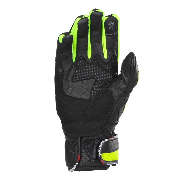 Ženske motoristične rokavice RSA RX2 black-fluo yellow