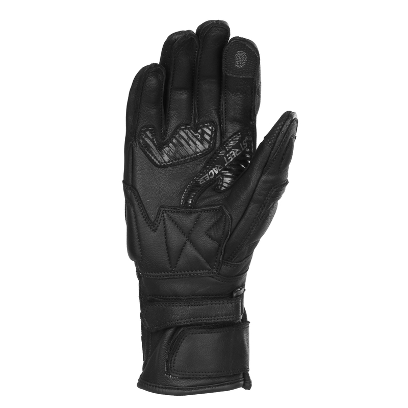 Ženske motoristične rokavice Street Racer Touring Black