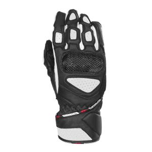Ženske motoristične rokavice RSA RX2 black and white