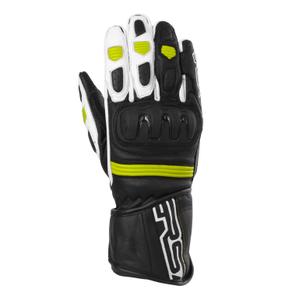 Motoristične rokavice RSA Gappa 2 black-white-fluo yellow