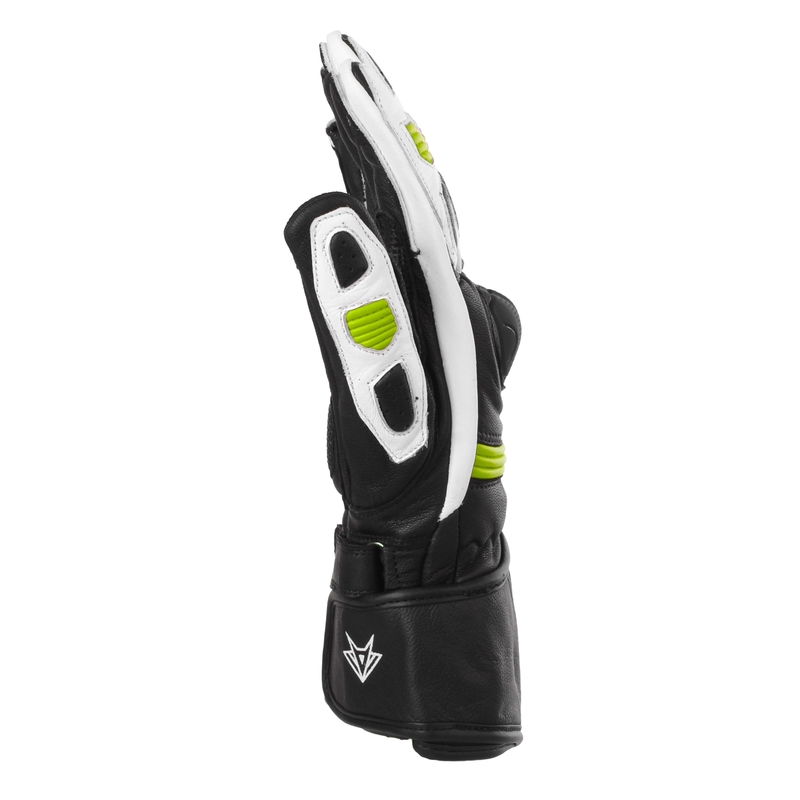 Motoristične rokavice RSA Gappa 2 black-white-fluo yellow