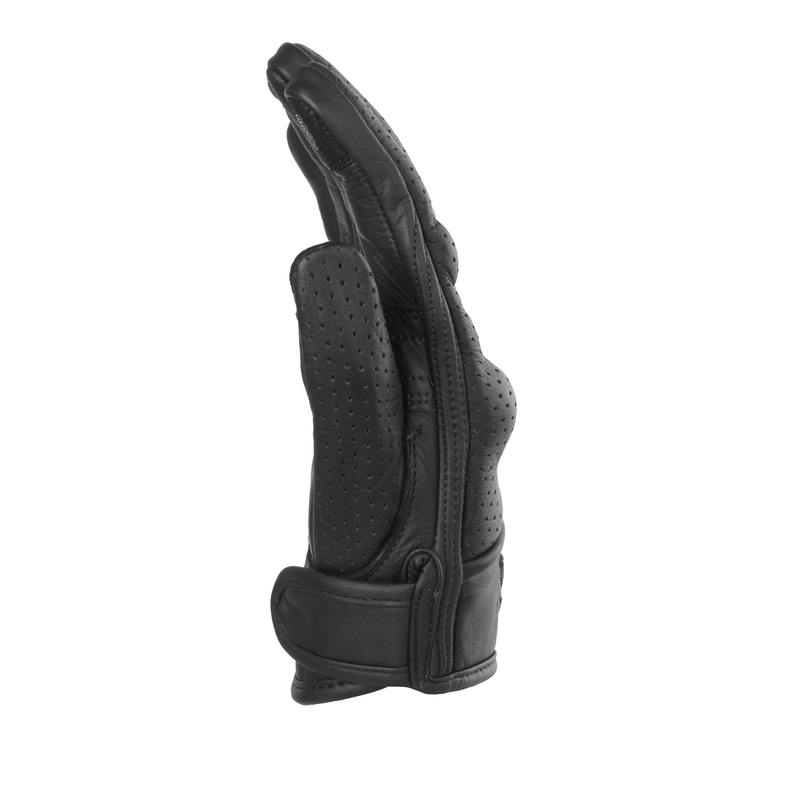 Ženske motoristične rokavice Street Racer Striker 2 Black Perforated