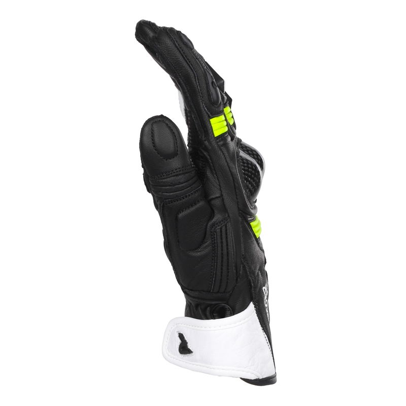 Motoristične rokavice Street Racer STR black-fluo yellow