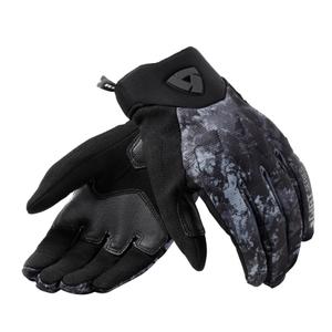 Motoristične rokavice Revit Continent black-grey