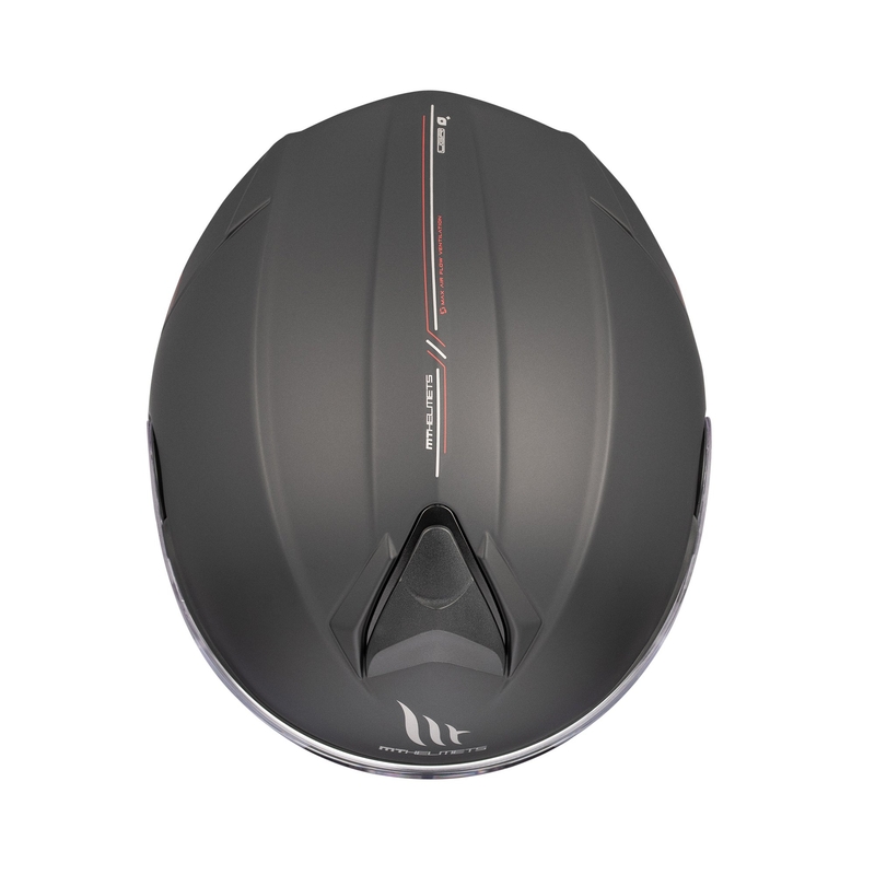 MT Genesis SV Solid A1 black mat flip-up motoristična čelada