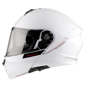 MT Genesis SV Solid A0 motoristična čelada belega sijaja