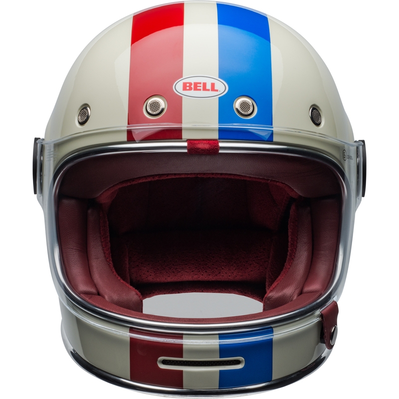 Integralna motoristična čelada Bell Bullit DLX Command Vintage belo-rdeče-modra