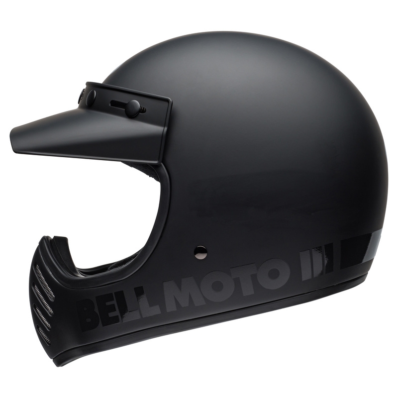 Bell Moto-3 Classic Black Matt motoristična čelada