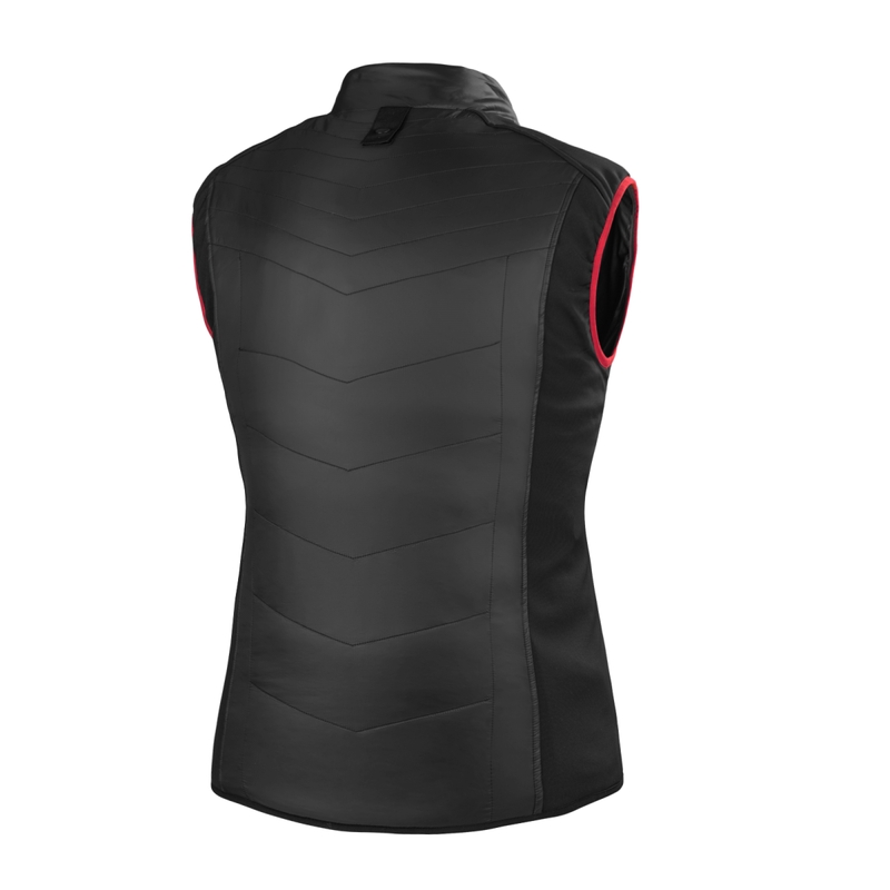 Ženski jopič Shima Powerheat Vest black-red