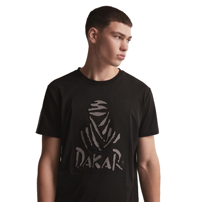 Majica DAKAR DKR Embo črna razprodaja