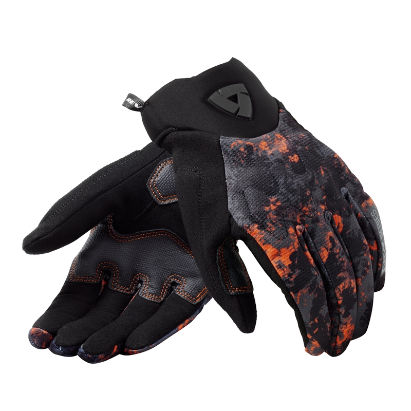 Motoristične rokavice Revit Continent black-orange