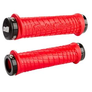 Ročaji ODI TROY LEE DESIGNS SIGNATURE ATV LOCK-ON rdeče in črno