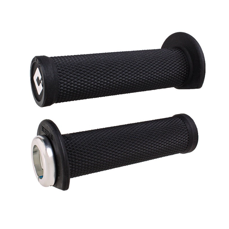Ročaji ODI RUFFIAN ATV LOCK-ON V2.1 125mm črno-srebrni