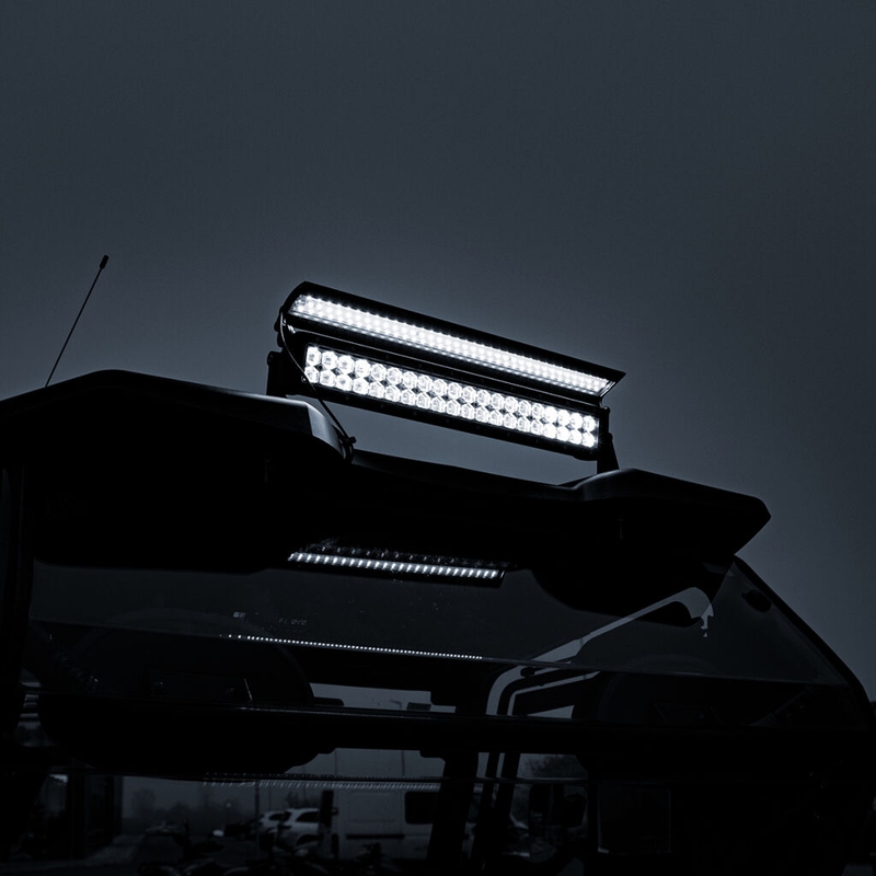 LED svetlobna rampa s pokrovom SHARK LED LIGHT BAR 21,5", 6D Z LED pokrovom, 120W