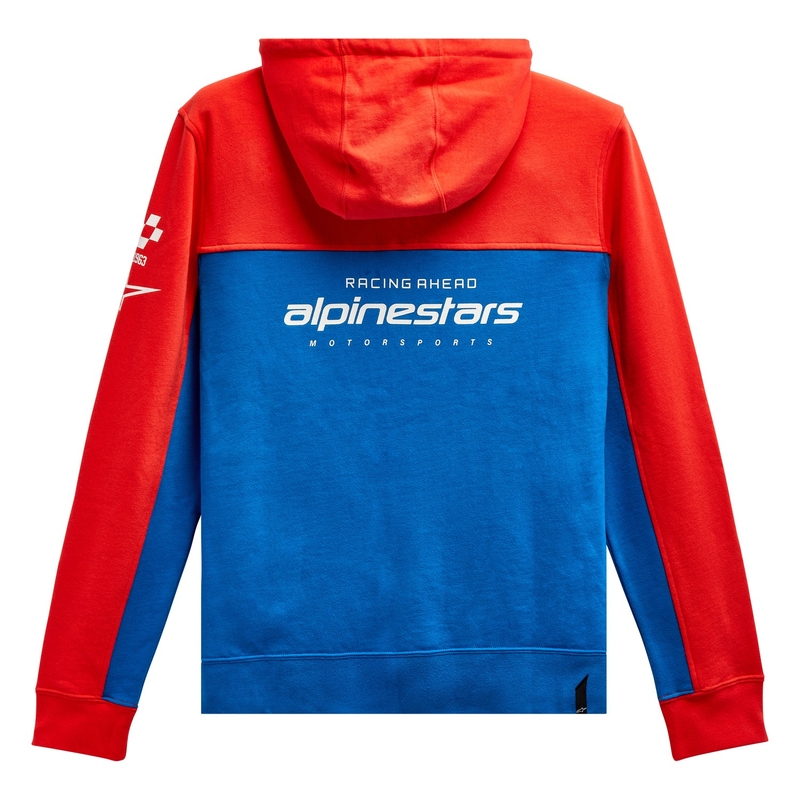 Alpinestars H Block Hoodie fluo rdeče-svetlo modra