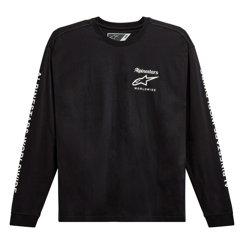 Majica Alpinestars Authenticated Tee črno-bela