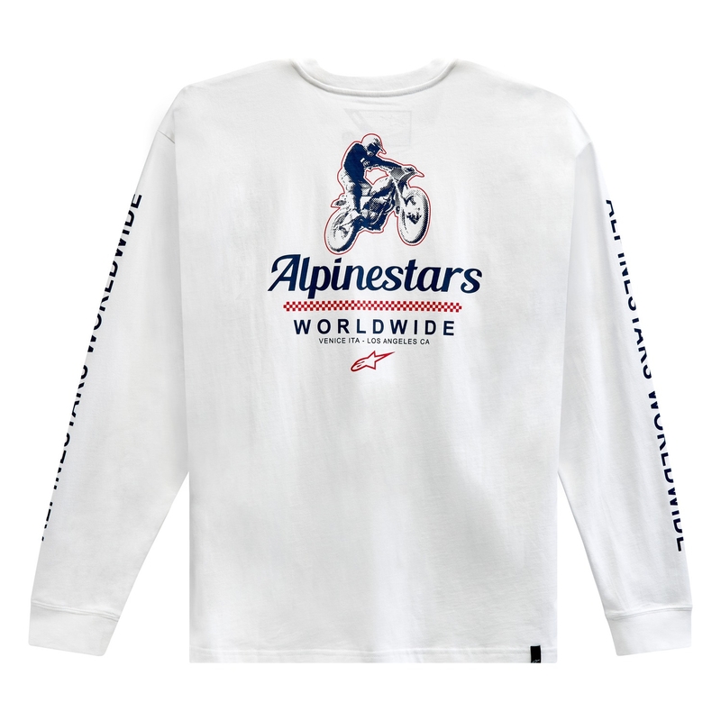 Majica Alpinestars Authenticated Tee bela in črna