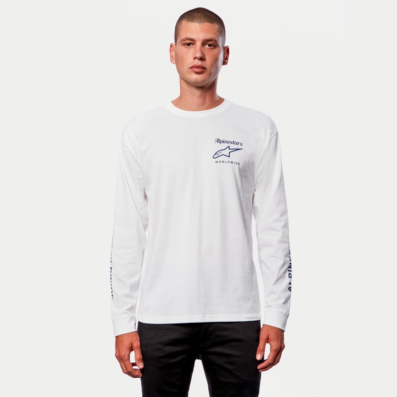 Majica Alpinestars Authenticated Tee bela in črna