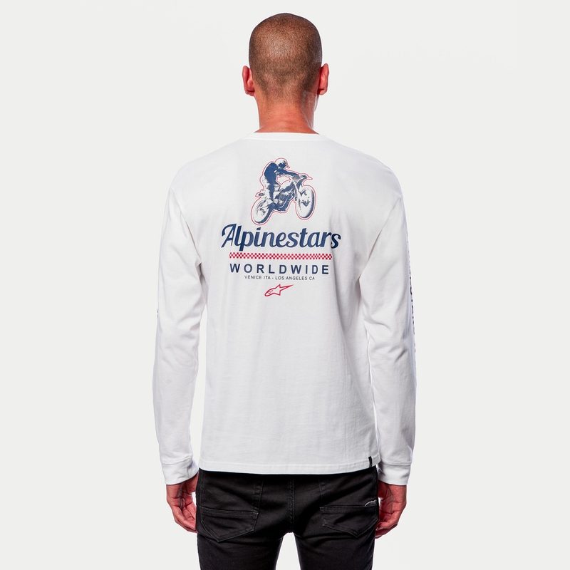 Majica Alpinestars Authenticated Tee bela in črna