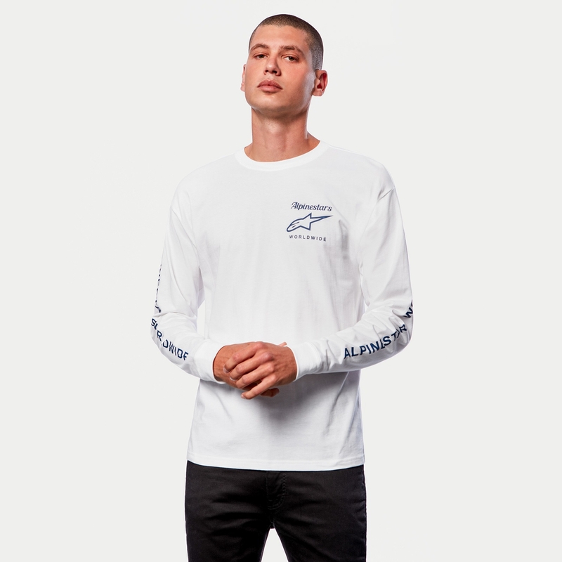 Majica Alpinestars Authenticated Tee bela in črna