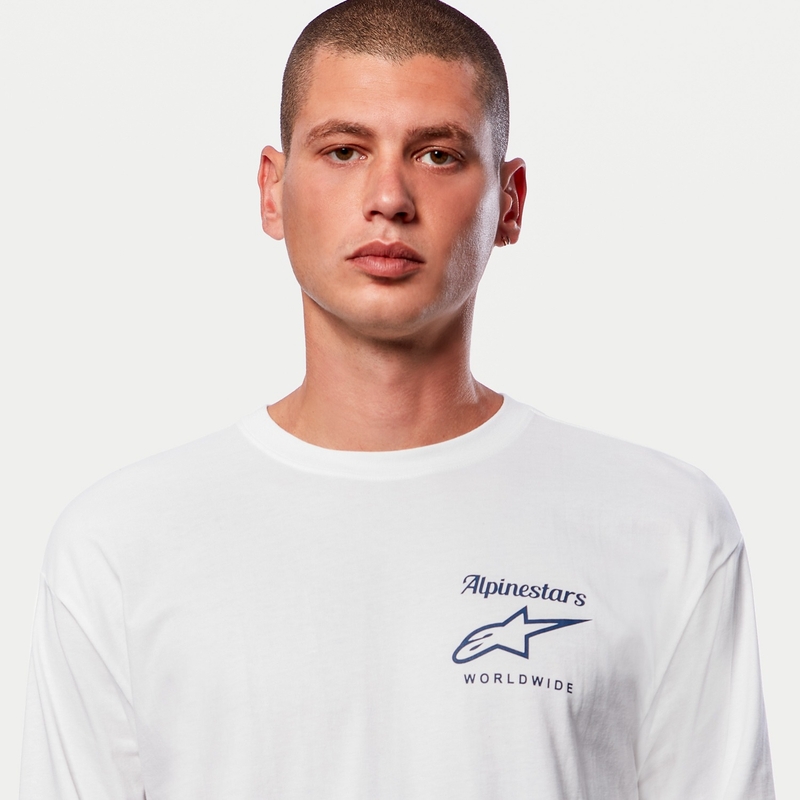 Majica Alpinestars Authenticated Tee bela in črna