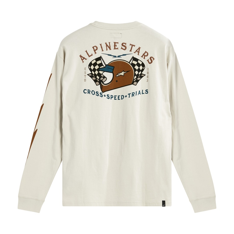 Alpinestars majica s polnim obrazom bela
