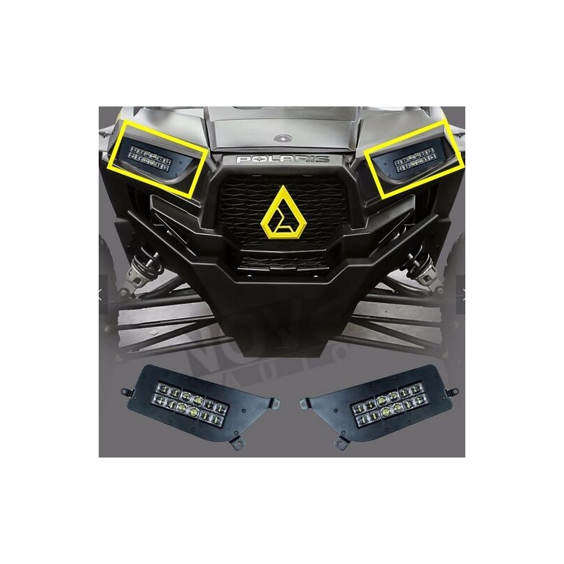 LED žarometi SHARK LED žarometi za POLARIS ATV, UTV z zadnjo lučjo, 2KS