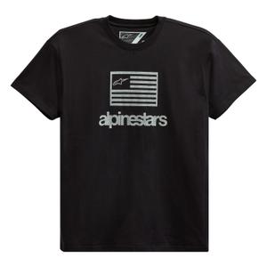 Majica Alpinestars Flag Tee črno-bela