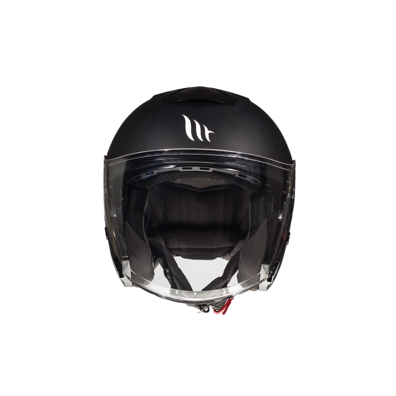 MT Thunder SV Jet Black Odprta motoristična čelada