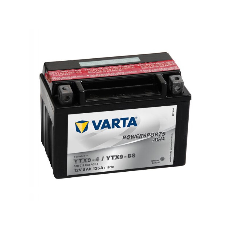 VARTA MOTO LF YTX9-4/YTX9-BS 12V/8AH baterija brez vzdrževanja