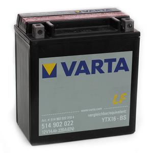 Baterija VARTA YTX16-4/YTX16-BS 12V/14Ah brez vzdrževanja