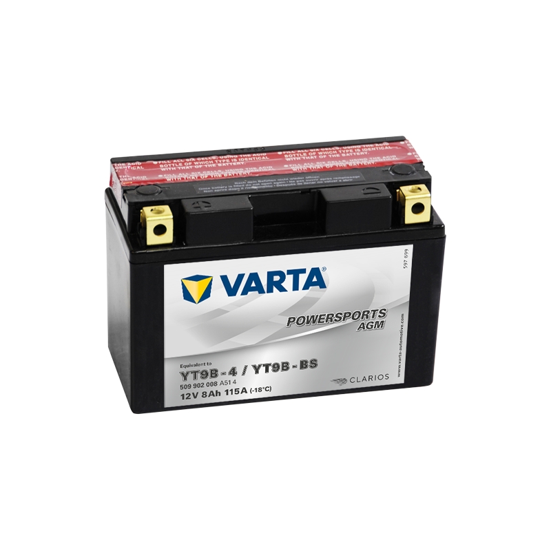 VARTA YT9B-4/YT9B-BS 12V/8Ah baterija brez vzdrževanja
