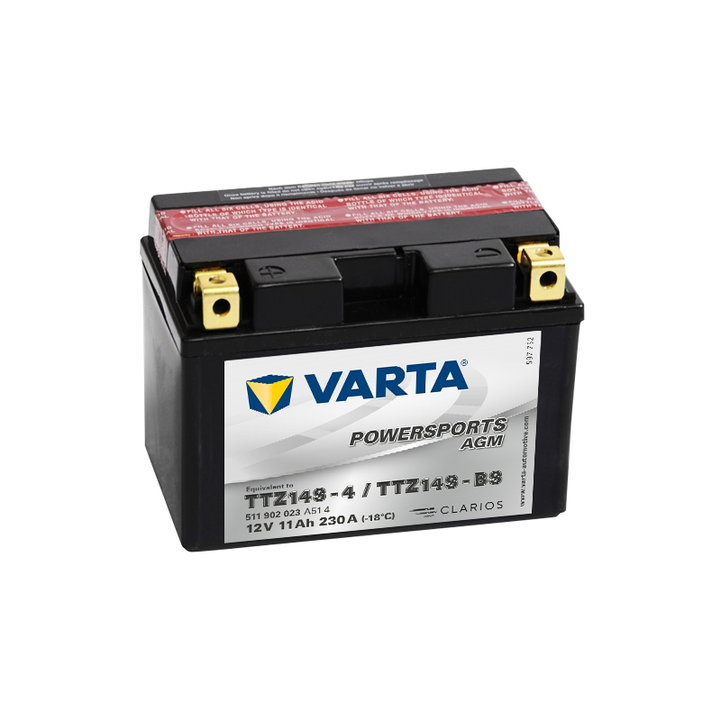 VARTA TTZ14S-4/TTZ14S-BS 12V/11Ah baterija brez vzdrževanja