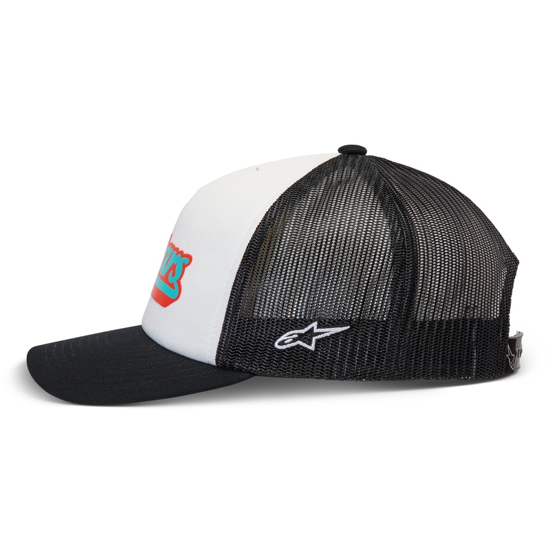Alpinestars Dostavna kapa Trucker bela in črna