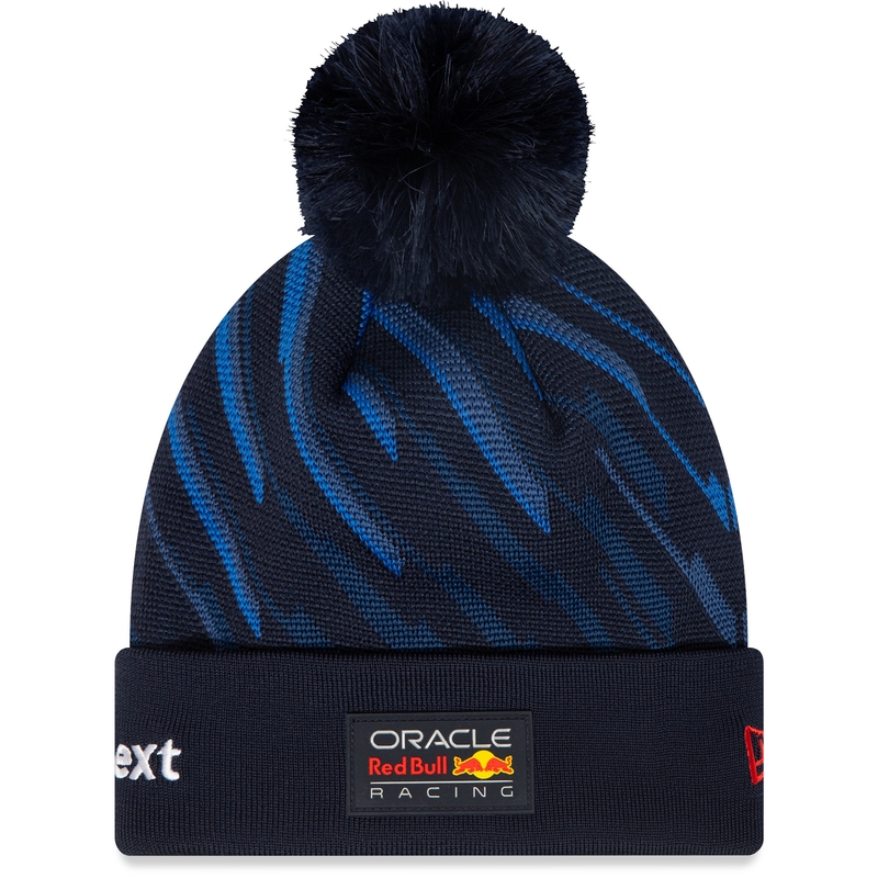 Otroška kapa s pompom KTM Red Bull Racing F1 modra