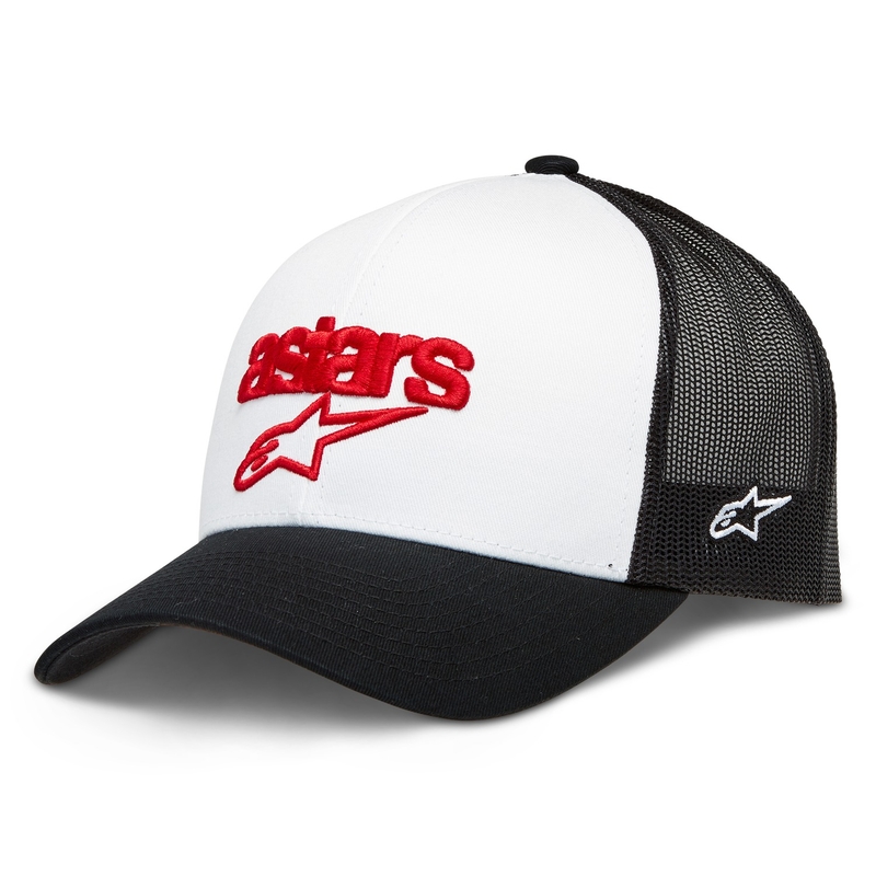 Alpinestars Pedigree kapa bela-črna-rdeča