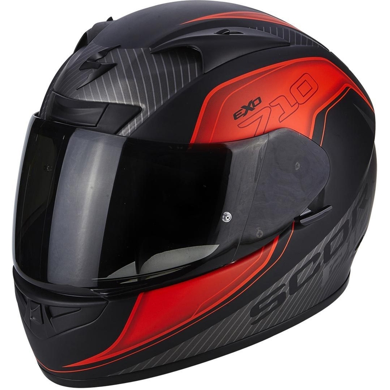 Integralna čelada Scorpion EXO-710 Air Mugello black matte-red