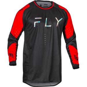 Motokros majica FLY Racing Evolution DST 2024 črno-rdeča
