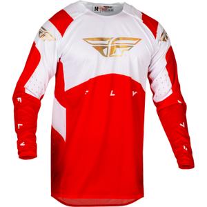 Motokros majica FLY Racing Evolution DST 2024 rdeča in bela
